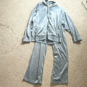Calvin Klein velour tracksuit